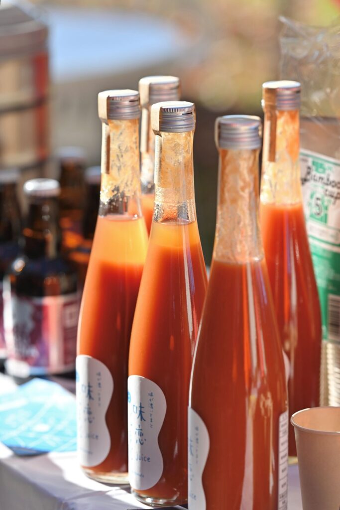 ONSEN・ガストロノミーウォーキング in 那須塩原2025のトマトジュース