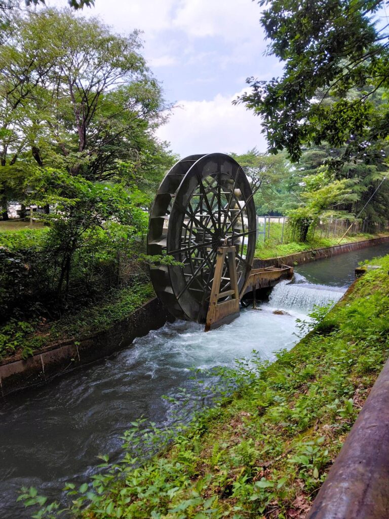 那須疎水_ガラガラ水車